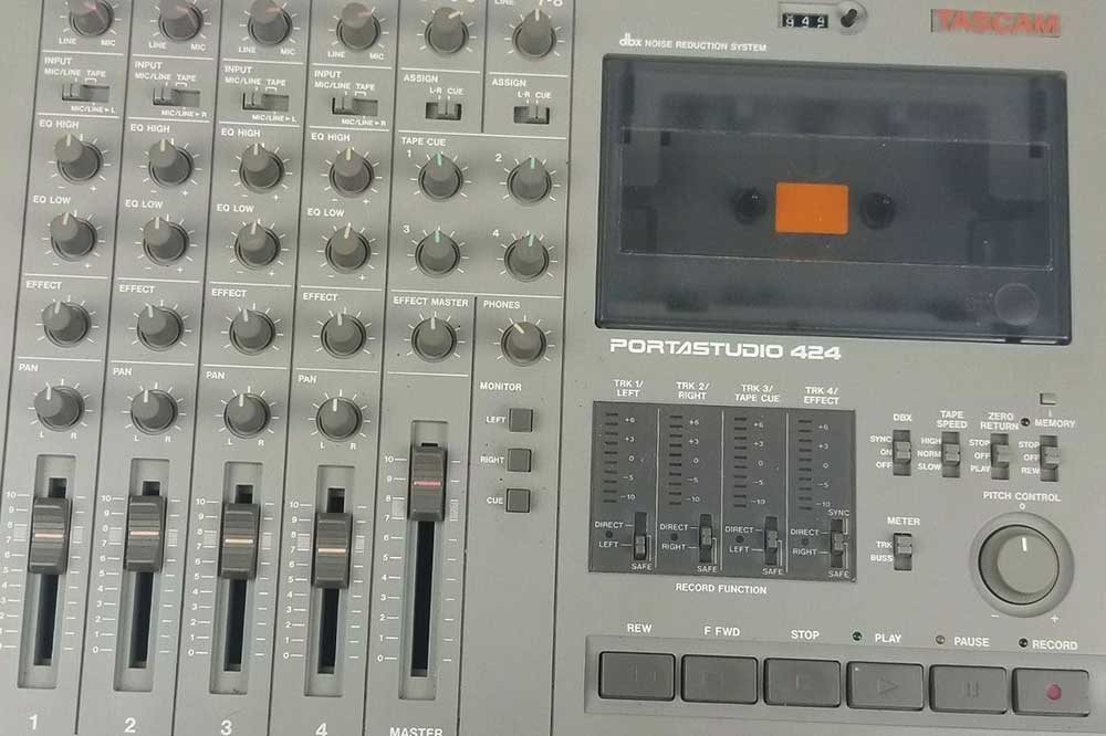 The Tascam 424 Portastudio